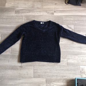 Gap Chenille oversized sweater dark blue size Medium, lightly used; no tag